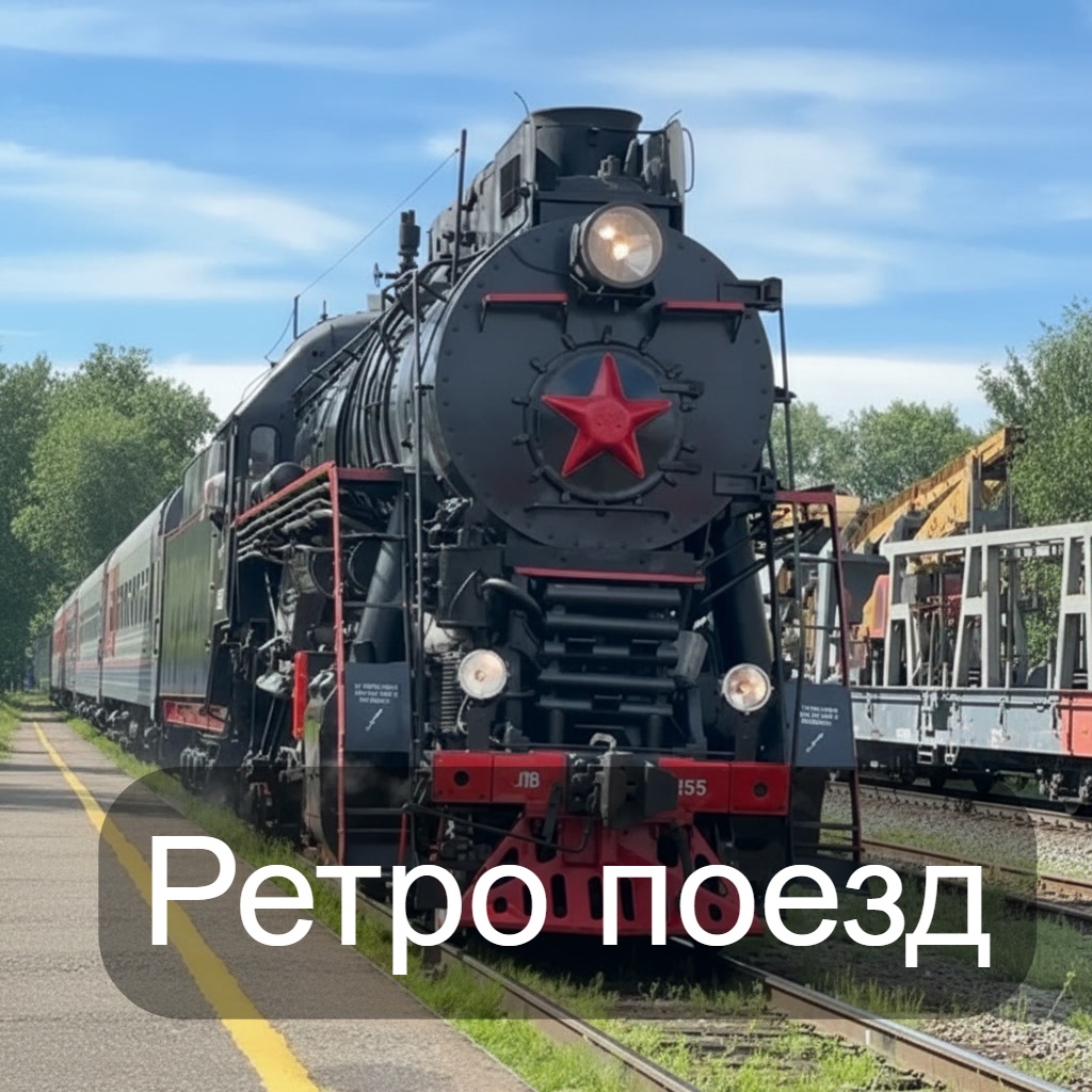 Ретро поезд